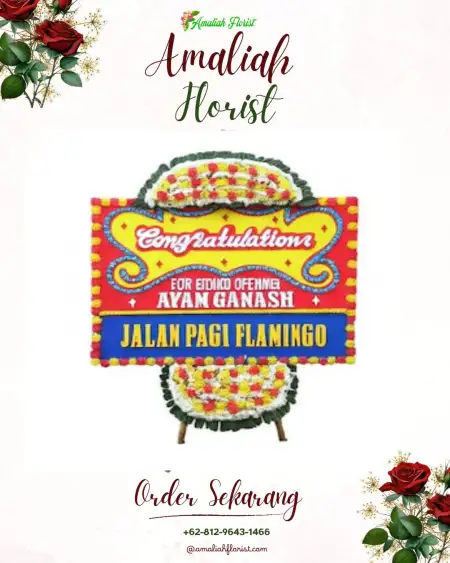 Sewa Papan Bunga Pasar Baru